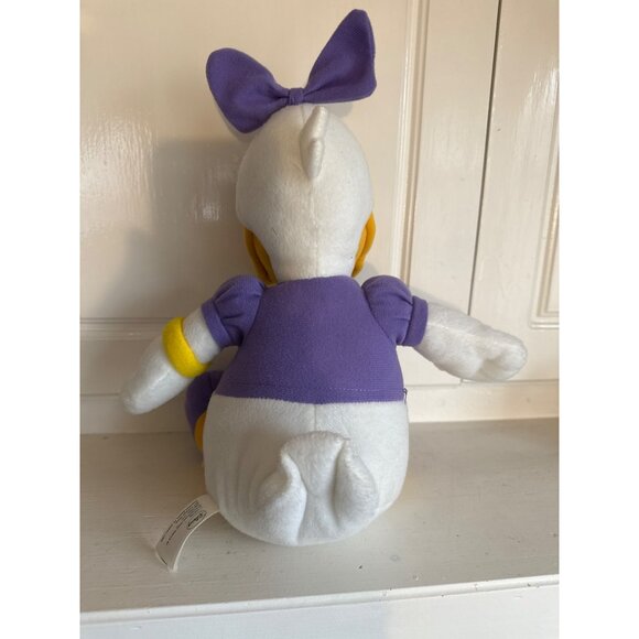 Disney Daisy Duck Plush Toy White Purple Outfit Just Play Collectible Soft Doll - Picture 3 of 5